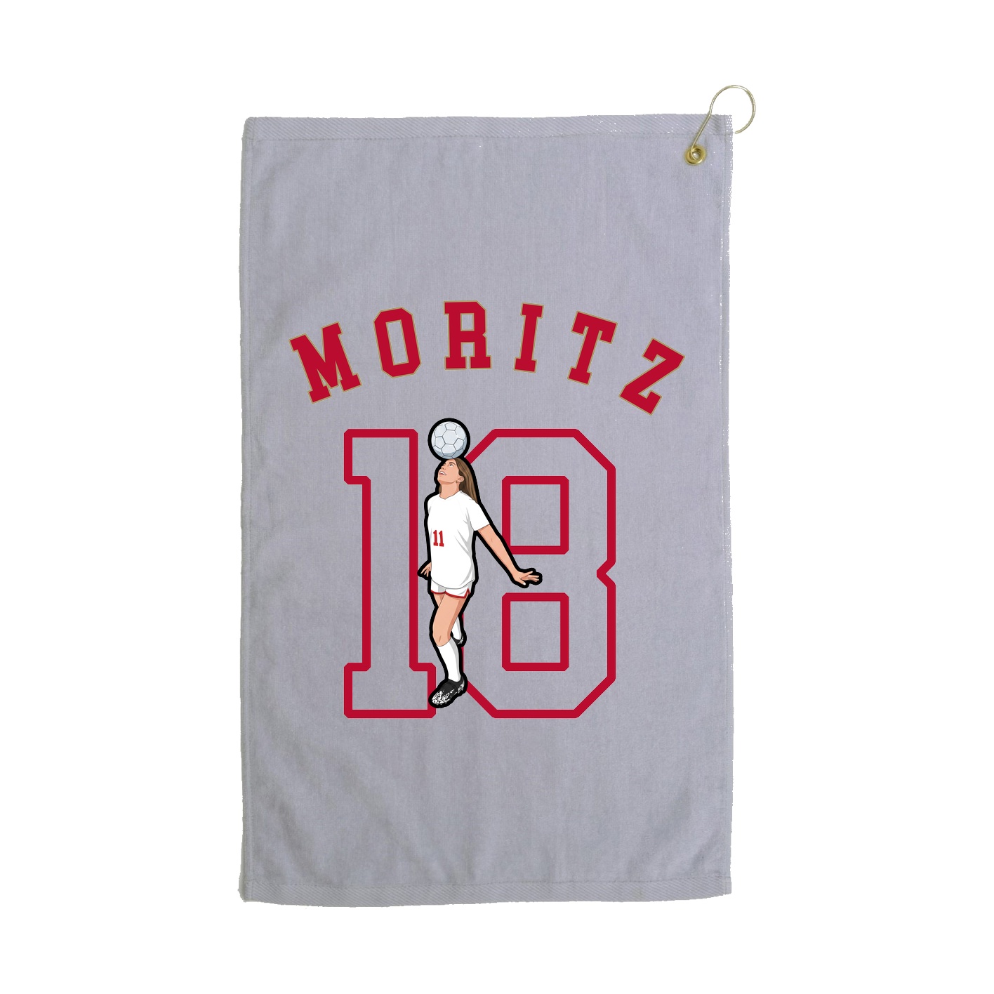 Golf Towel — Shirsey Arch in Grey