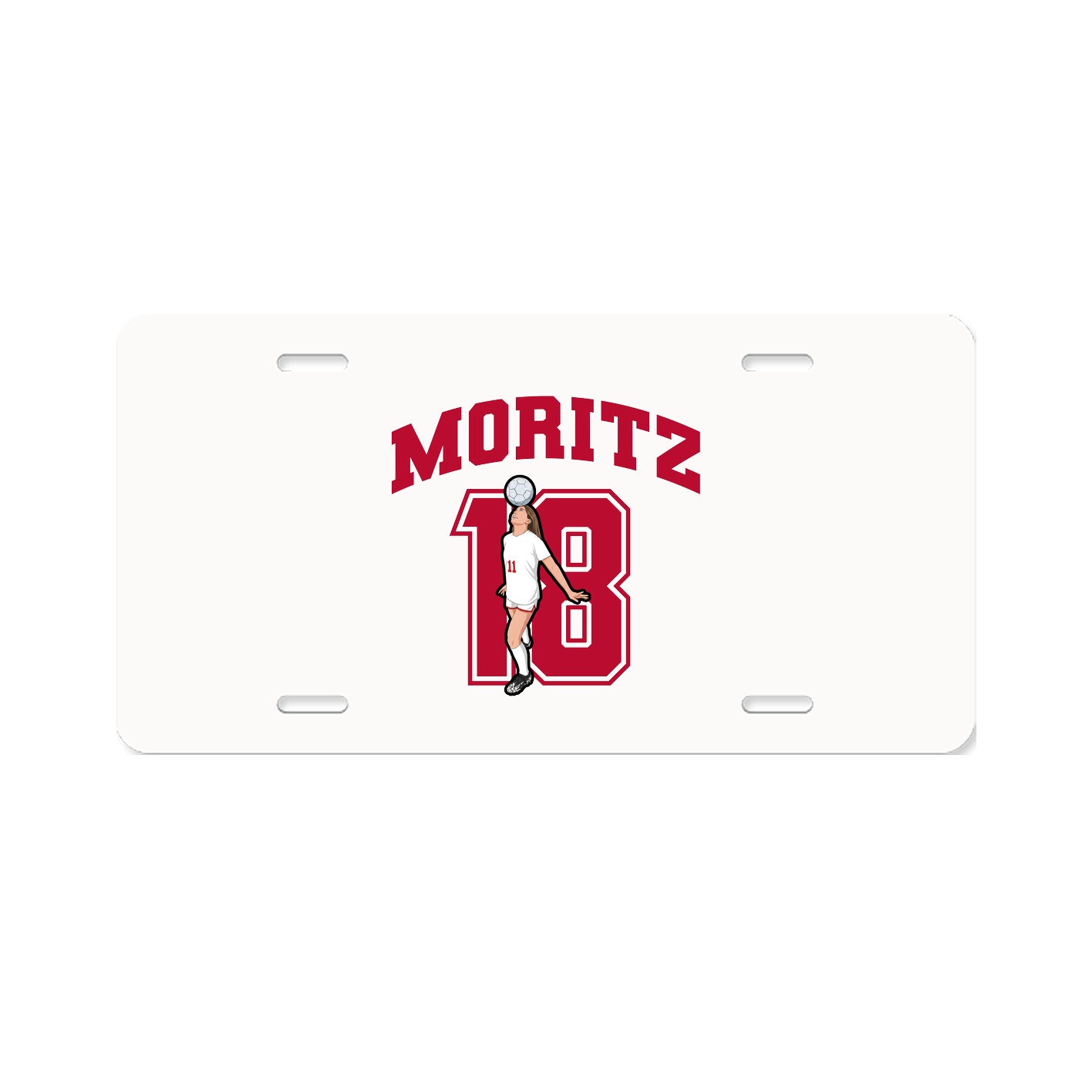 License Plate — Number in Classic