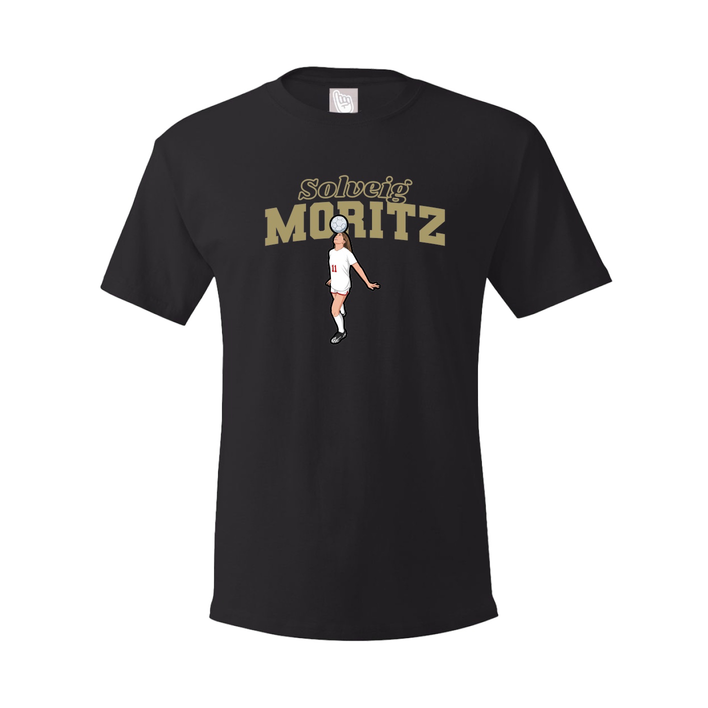 Youth Tee — Name Arch in Black