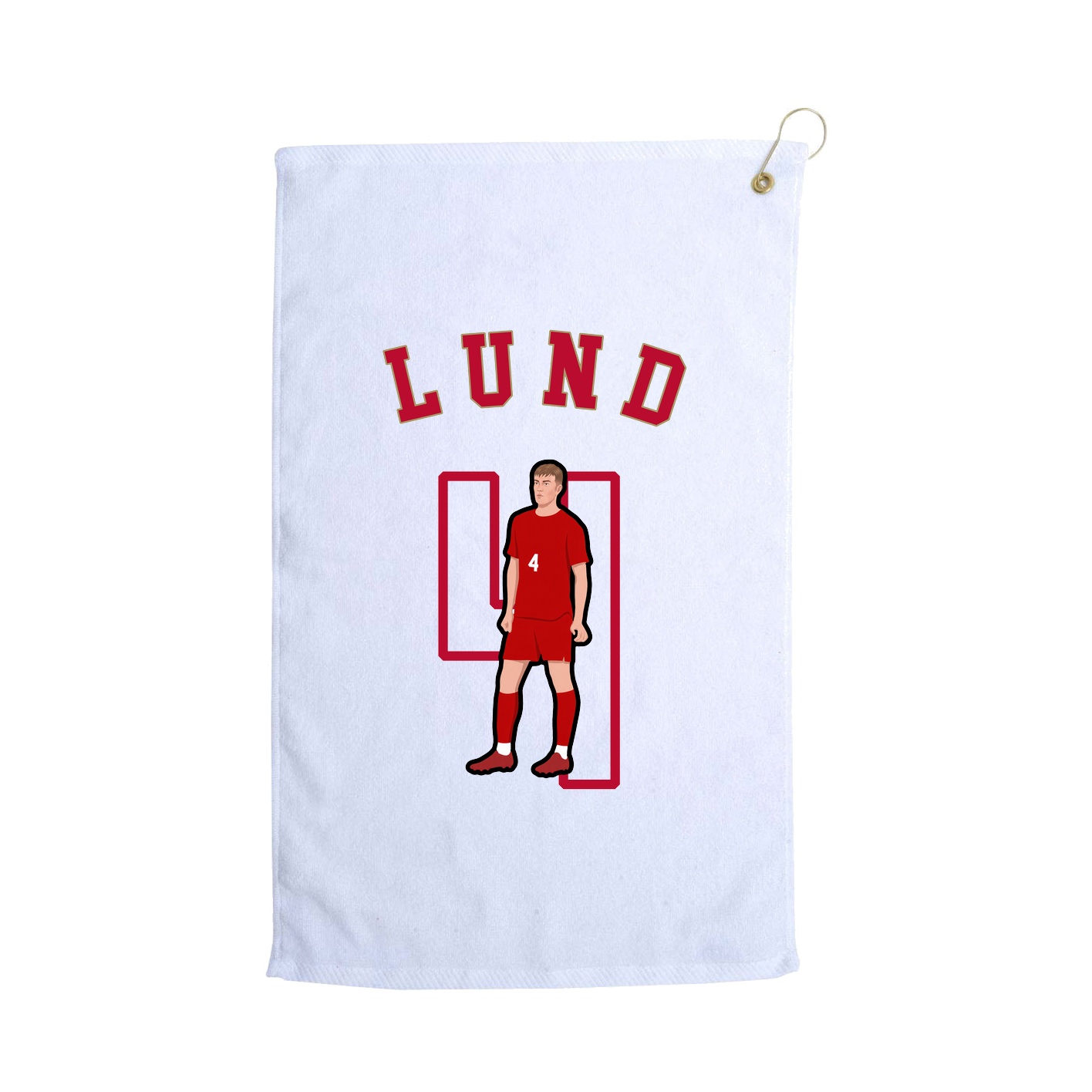 Golf Towel — Shirsey Arch in White