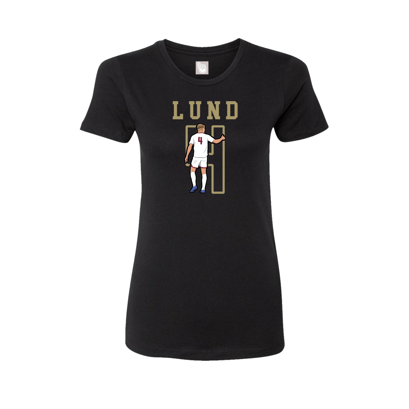 Fitted Women's Tee — Shirsey in Black