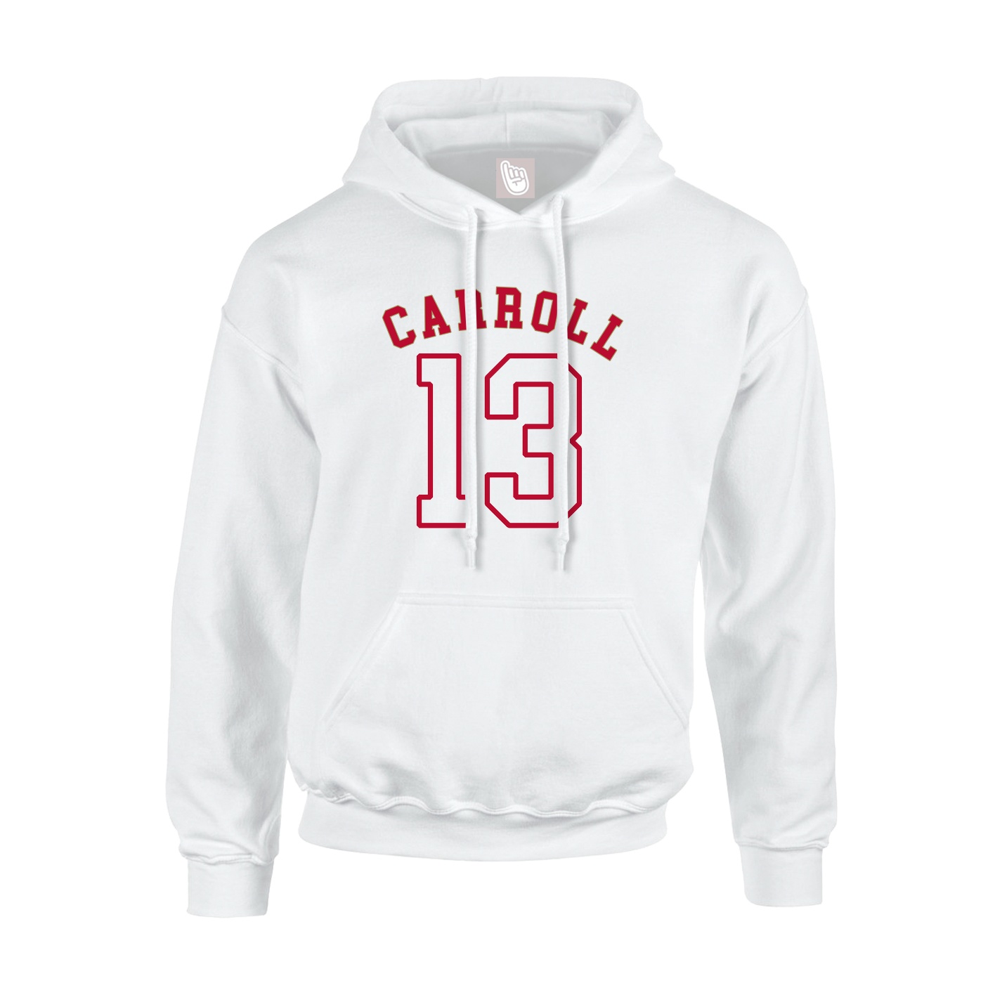 Youth Hoodie — Shirsey Arch in White