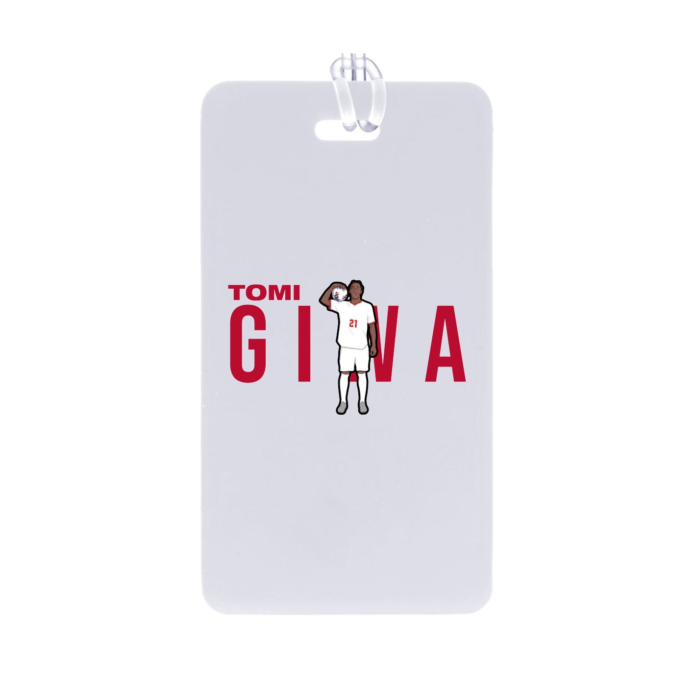 Bag Tag — Player Name in Classic