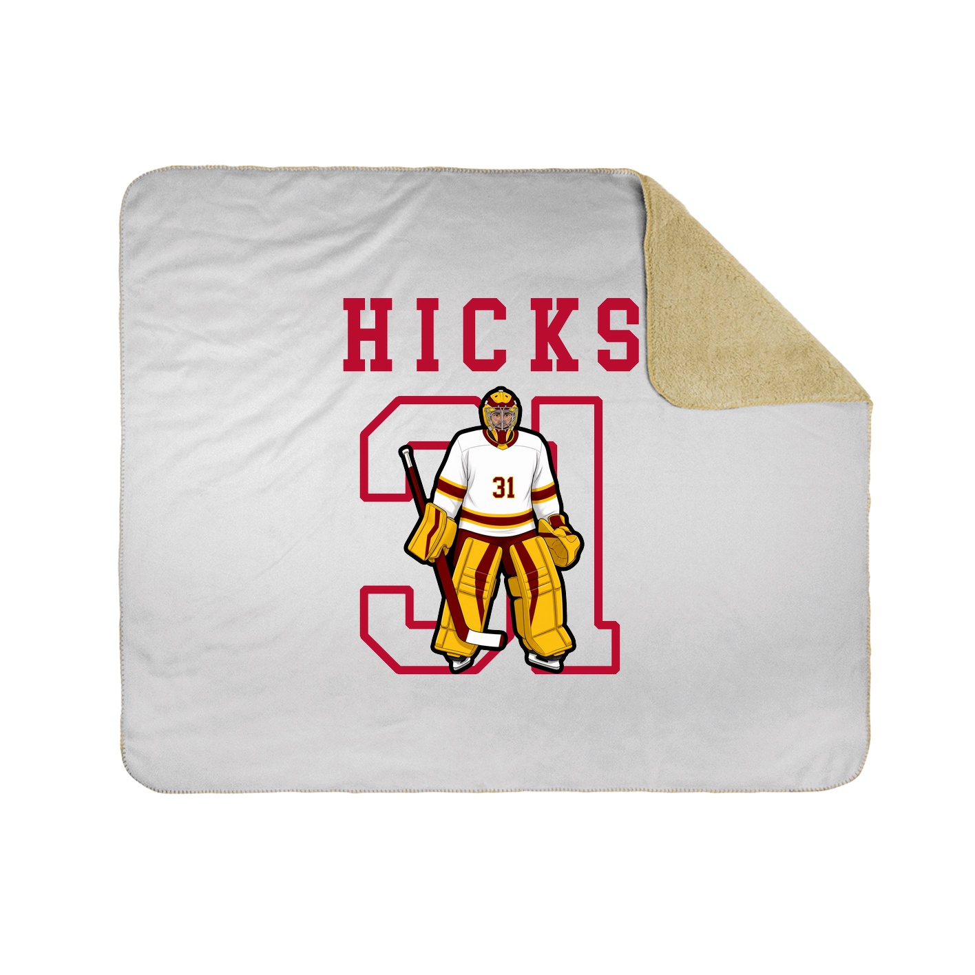 Throw Blanket — Shirsey in White