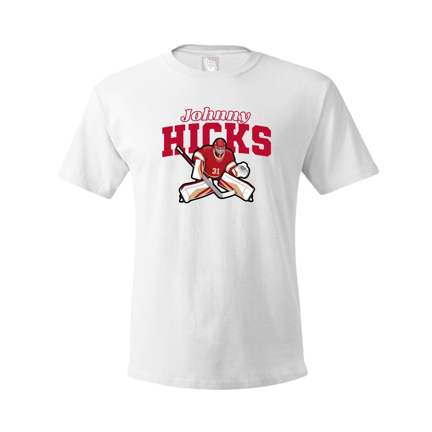 Tee — Name Arch in White