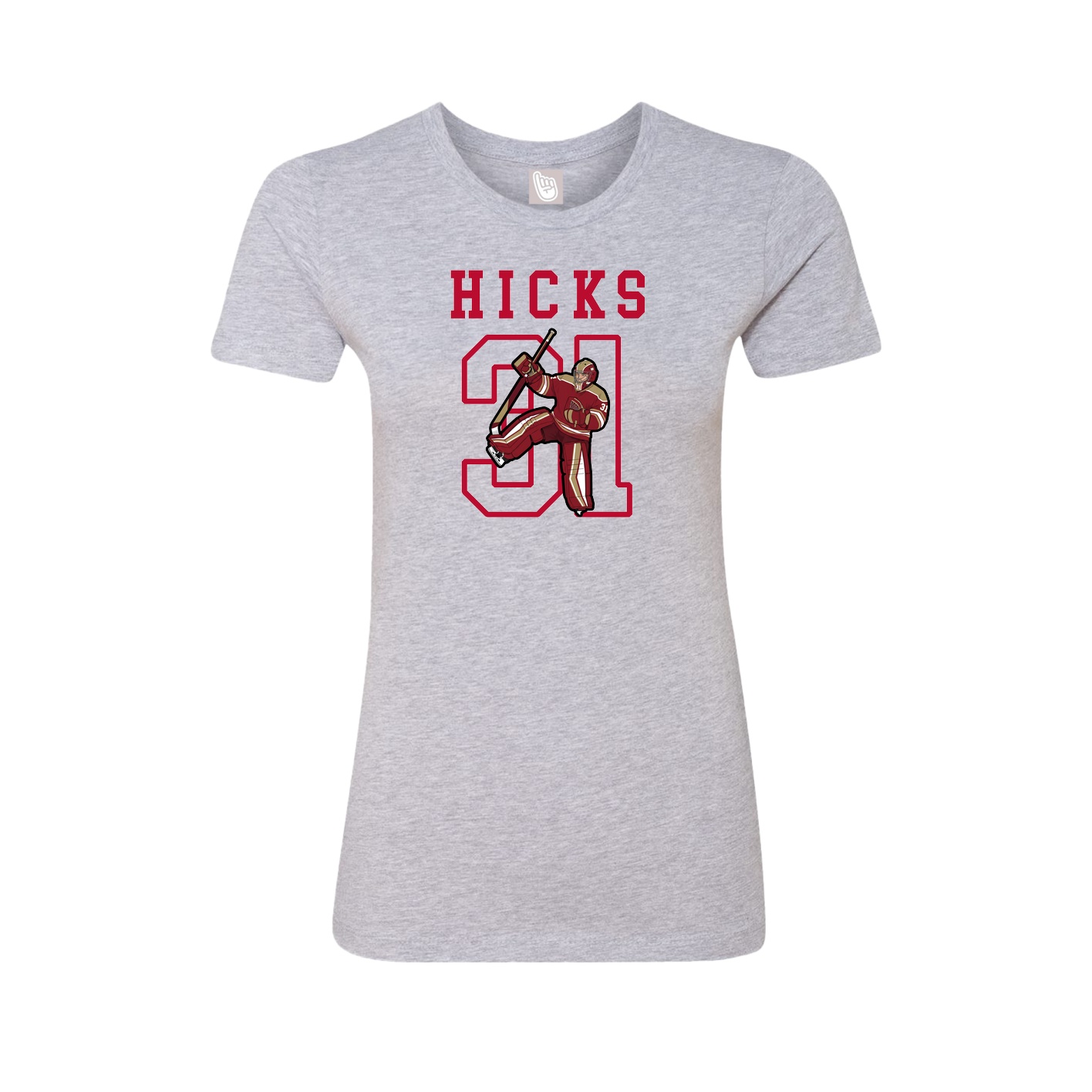 Fitted Women's Tee — Shirsey in Grey