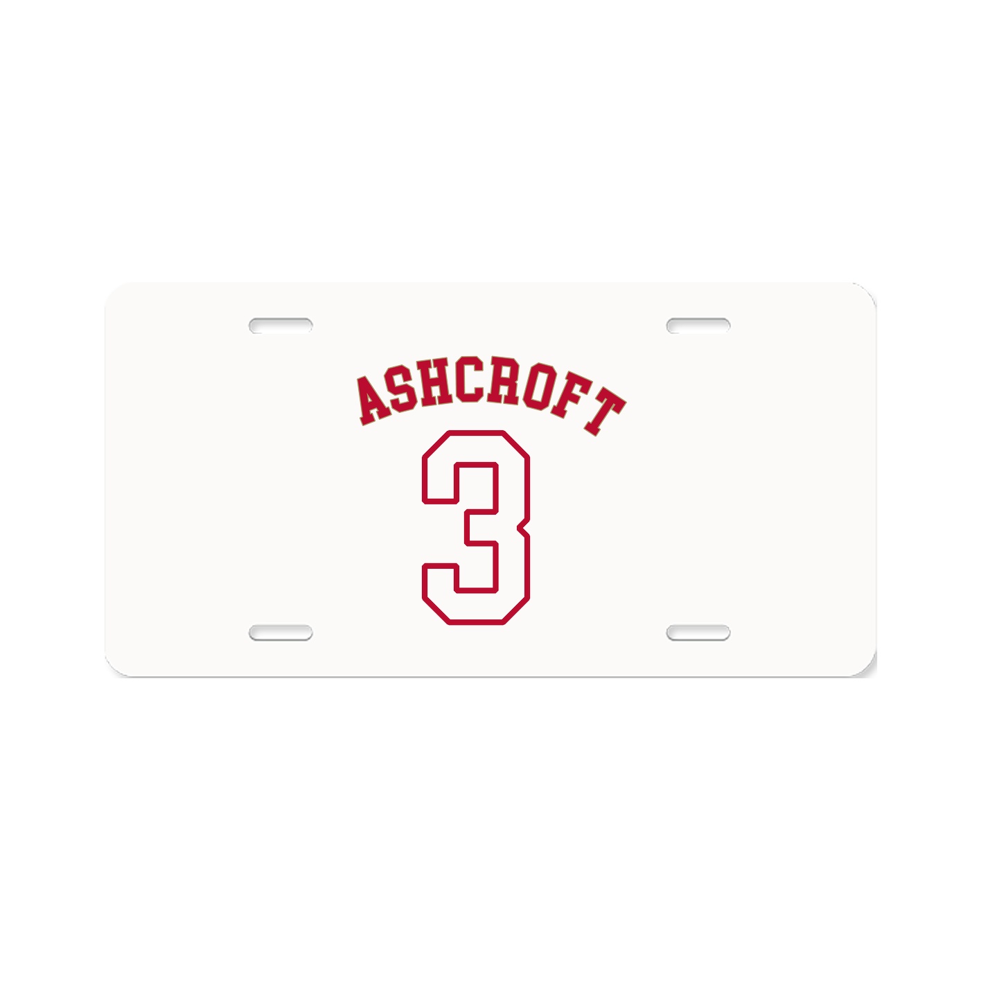 License Plate — Shirsey Arch in Classic