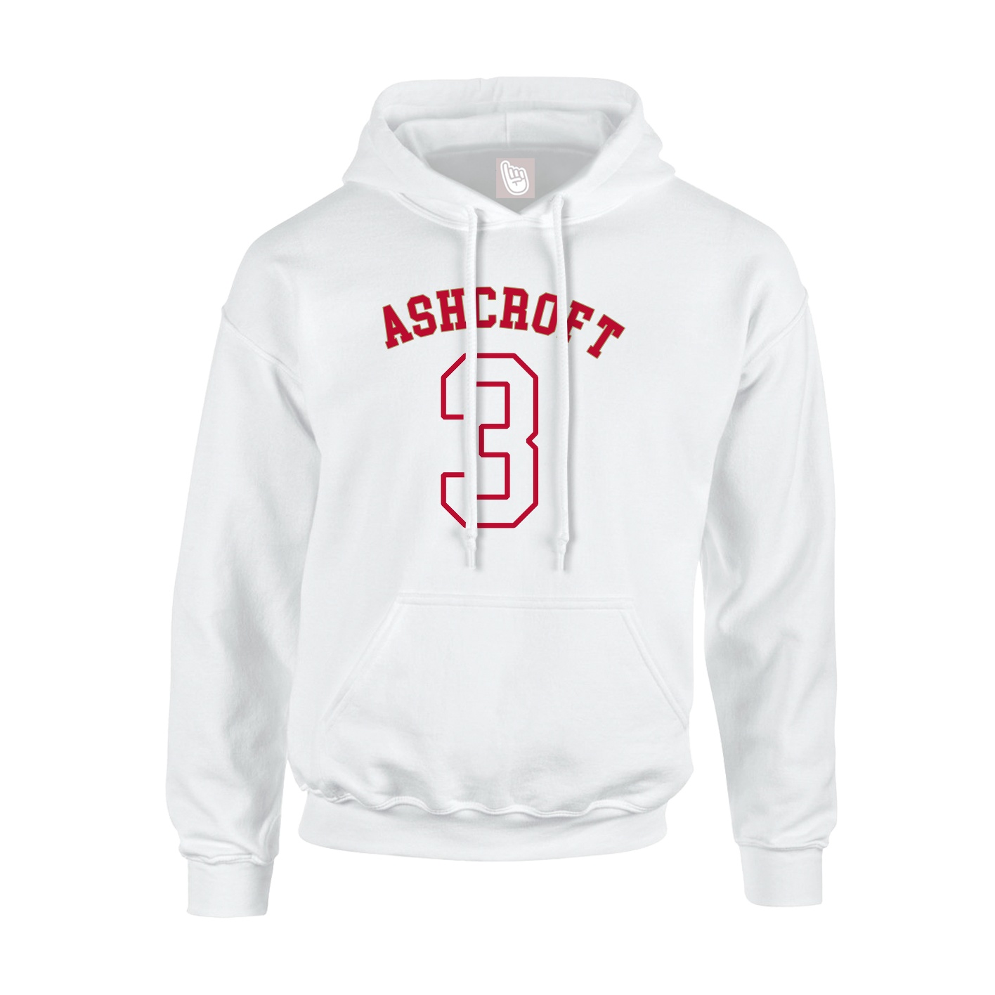 Youth Hoodie — Shirsey Arch in White