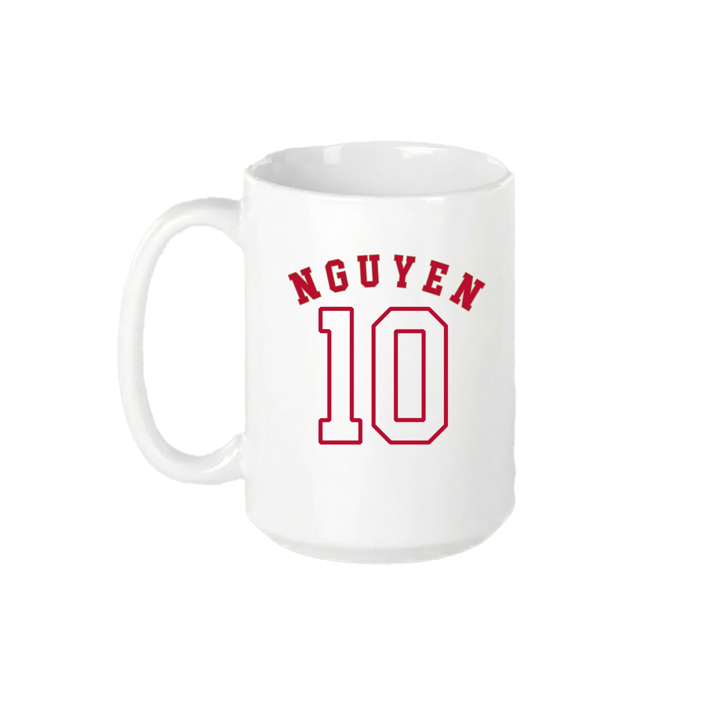 15oz Coffee Mug — Shirsey Arch in White