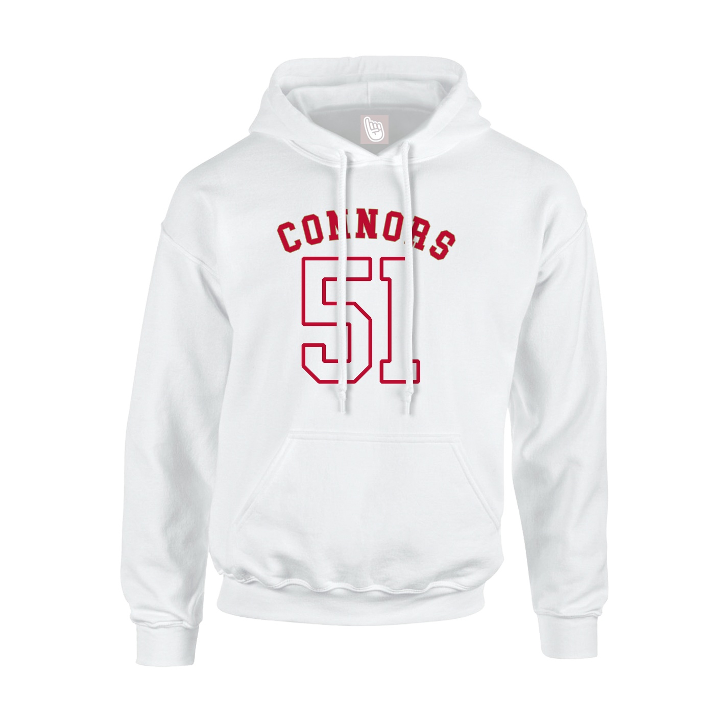 Youth Hoodie — Shirsey Arch in White