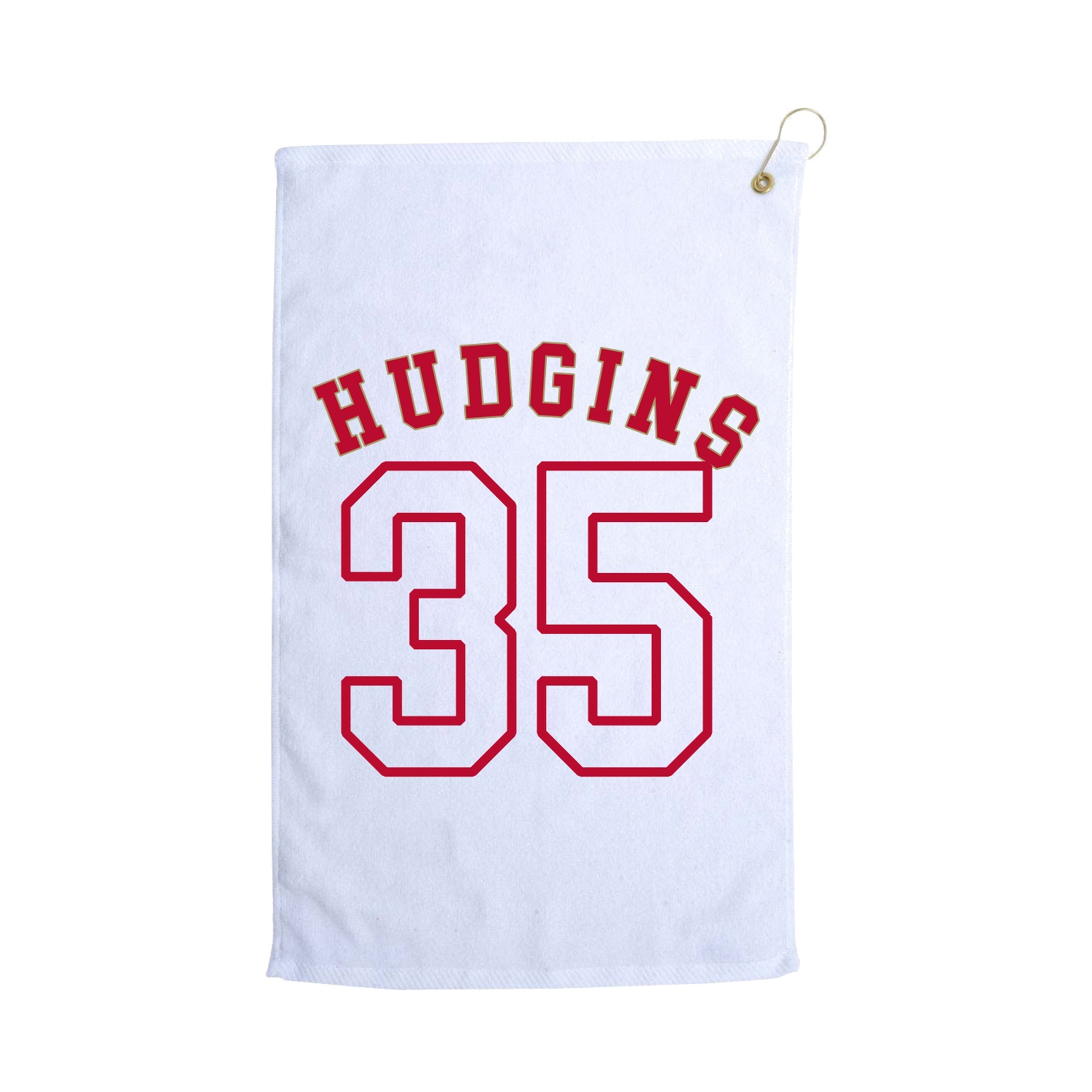 Golf Towel — Shirsey Arch in White