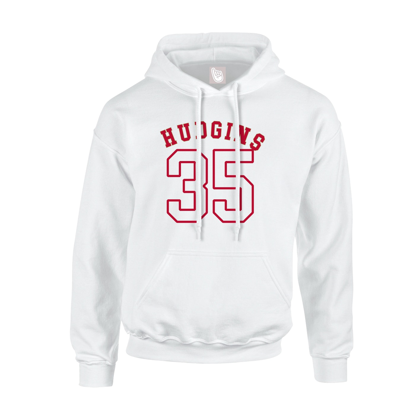Youth Hoodie — Shirsey Arch in White