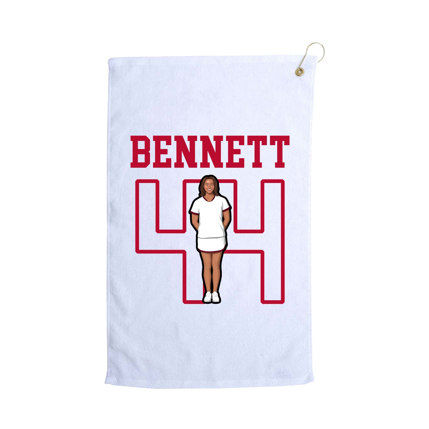Golf Towel — Shirsey in White