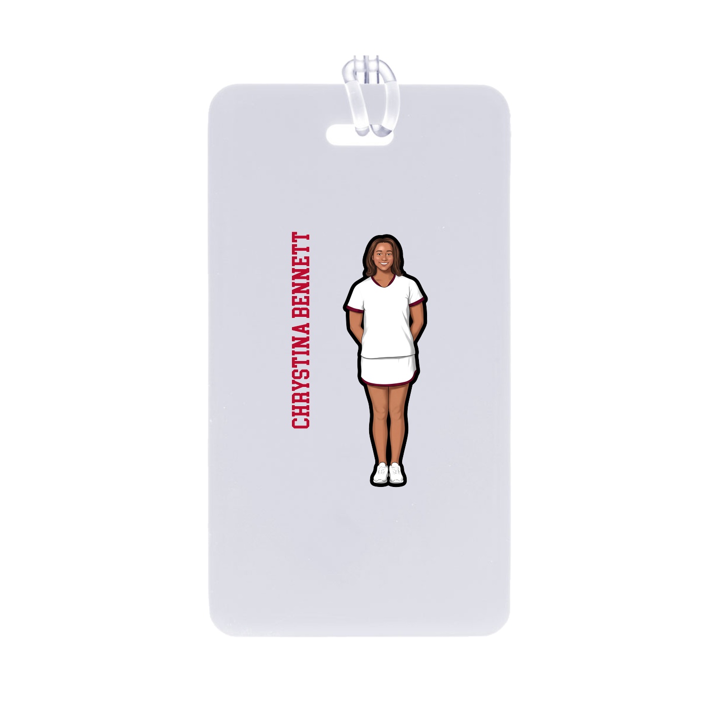 Bag Tag — Name Vertical in Classic