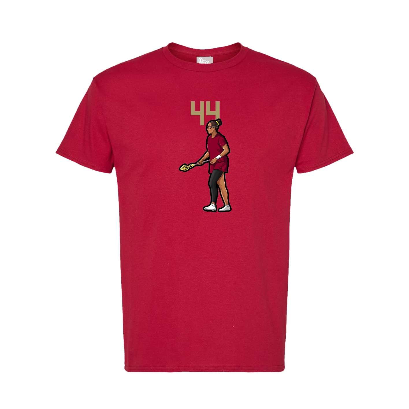 Tee — Number Top in Crimson