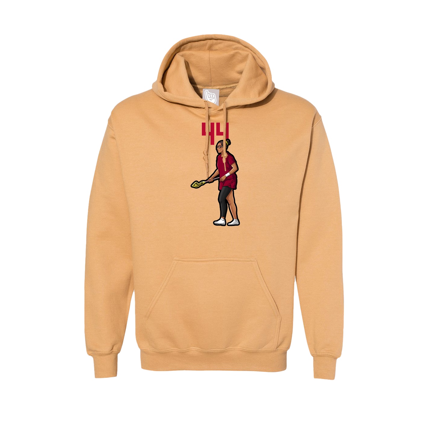 Hoodie — Number Top in Vegas Gold
