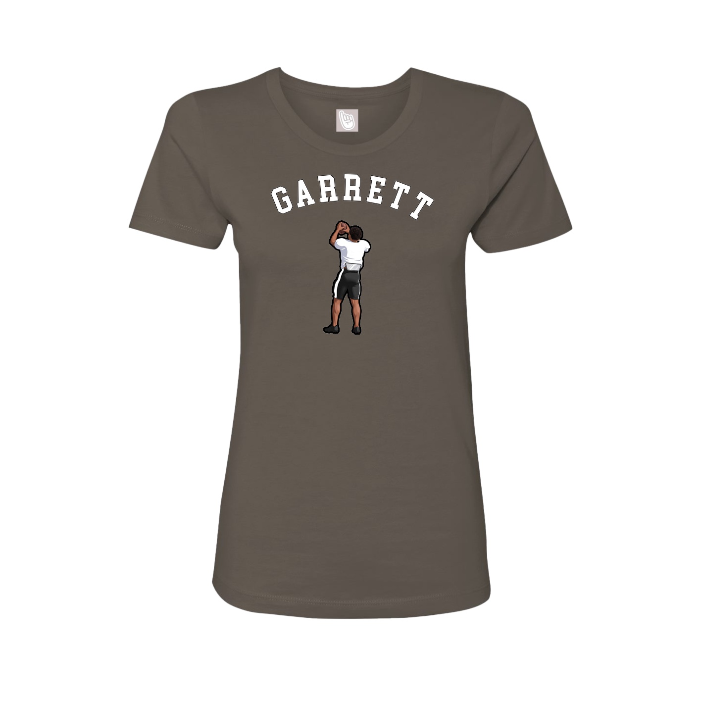Fitted Women's Tee — Shirsey Arch in Grey