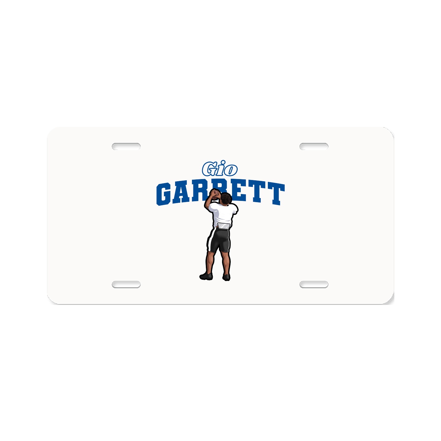 License Plate — Name Arch in Classic