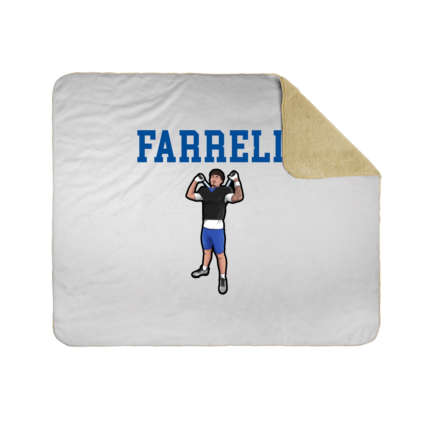 Throw Blanket — Shirsey in White