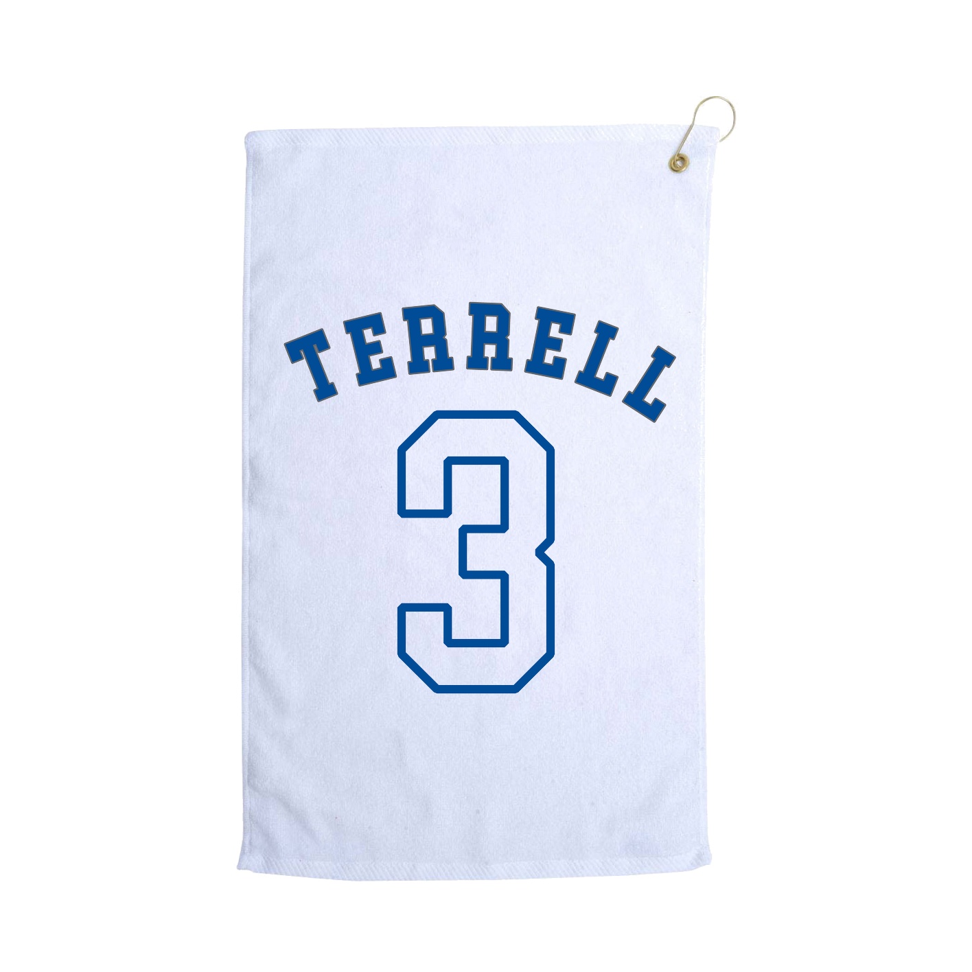 Golf Towel — Shirsey Arch in White