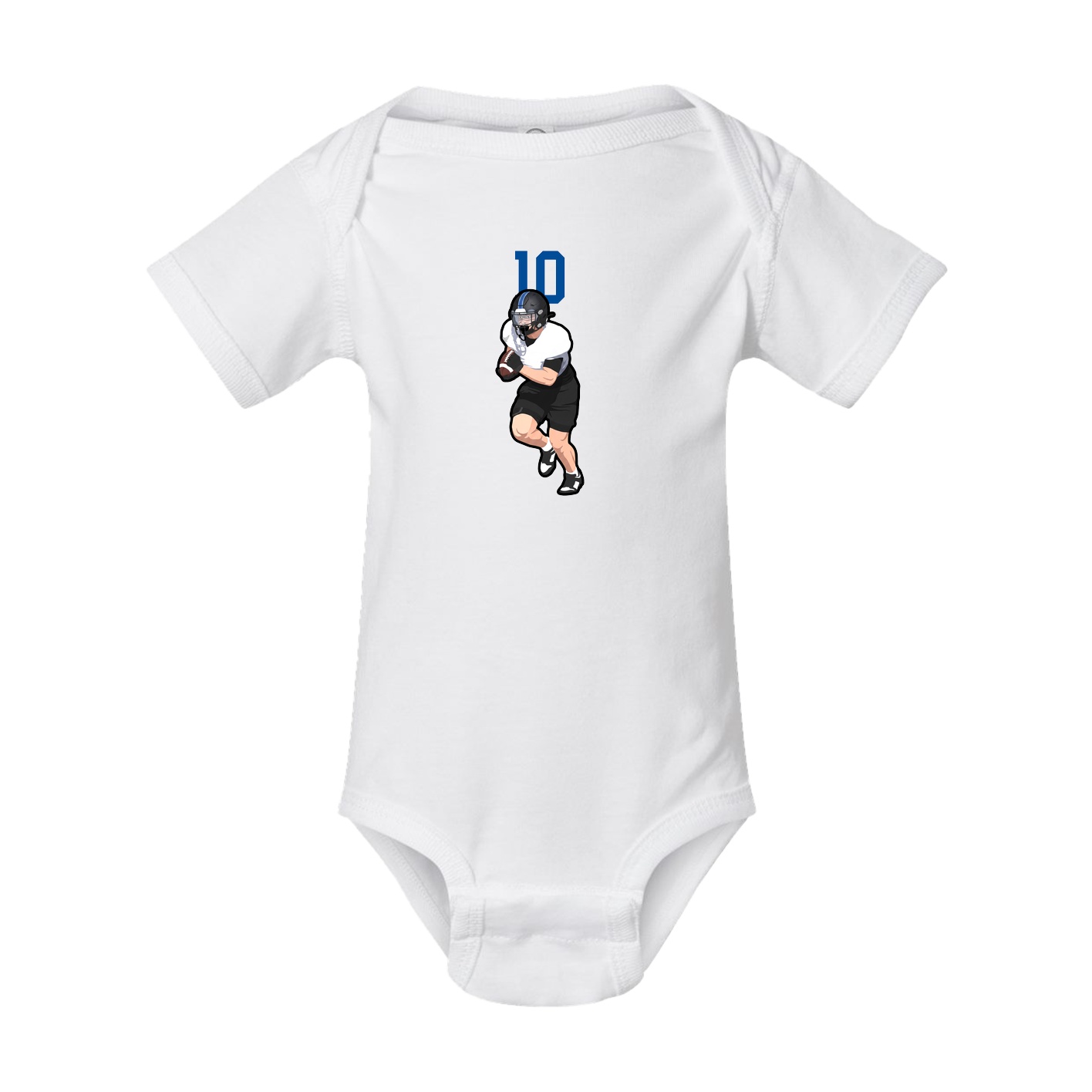 Baby Onesie — Number Top in White
