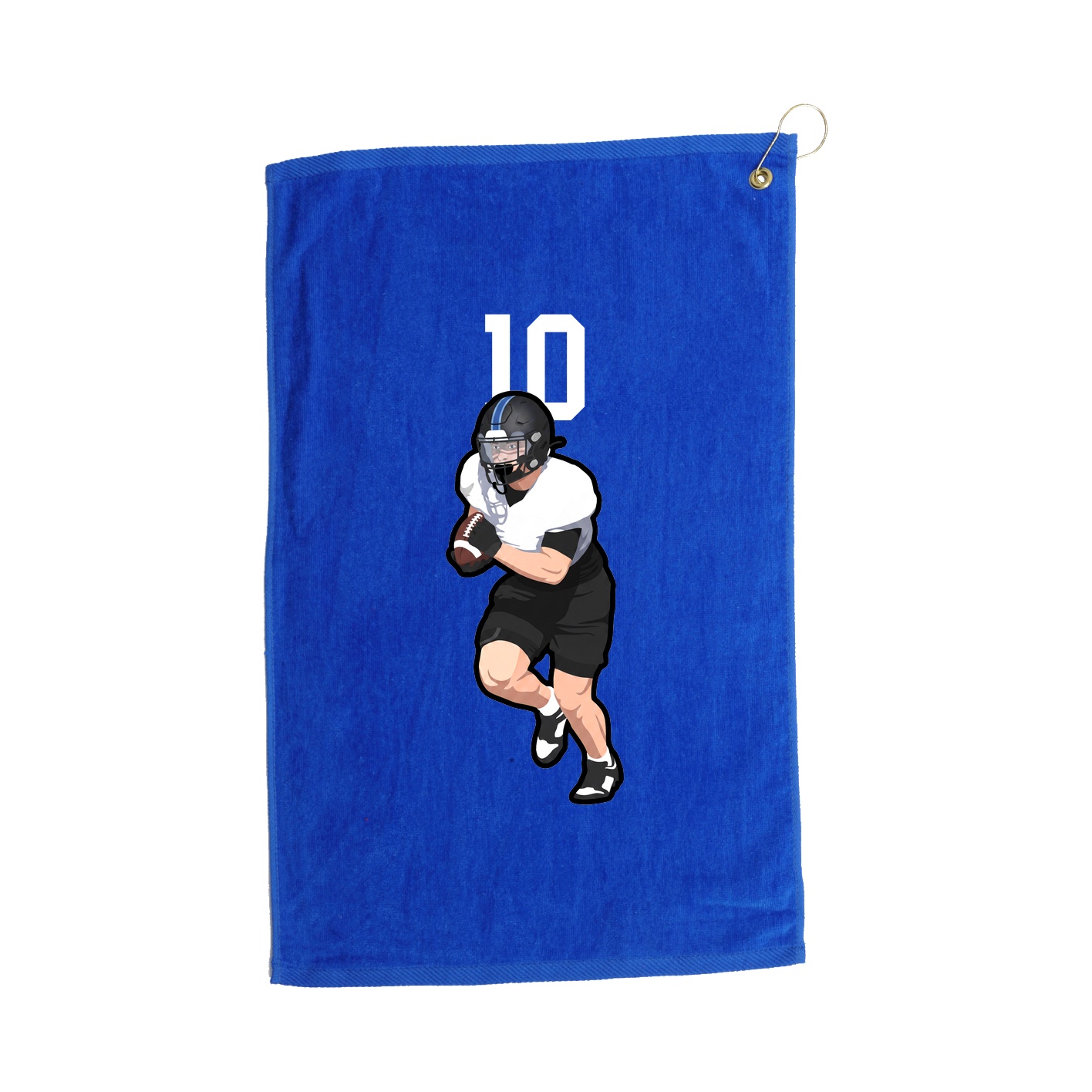 Golf Towel — Number Top in Royal