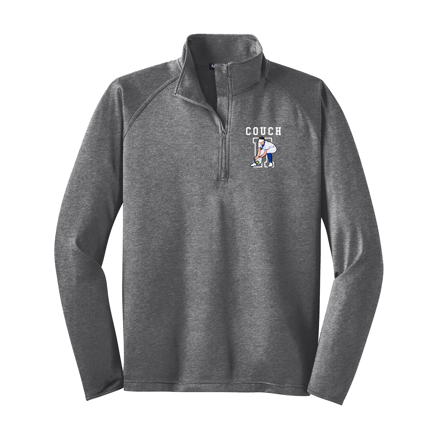 Q-Zip Pullover — Shirsey in Grey