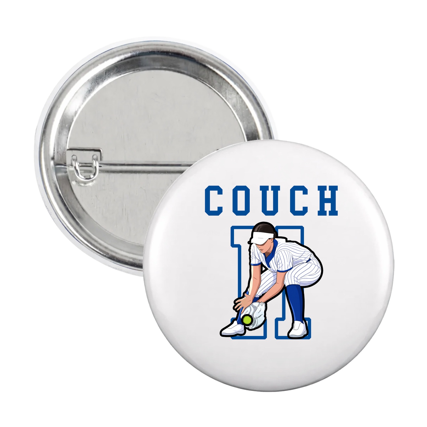 Game Day Button — Shirsey in White