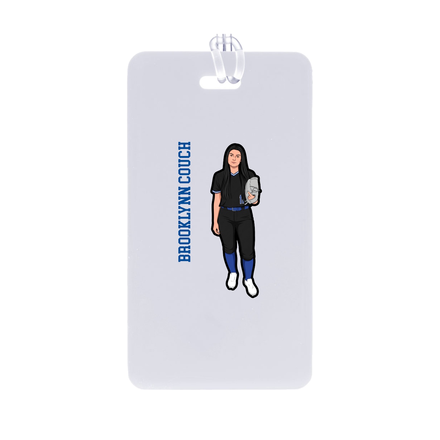 Bag Tag — Name Vertical in Classic