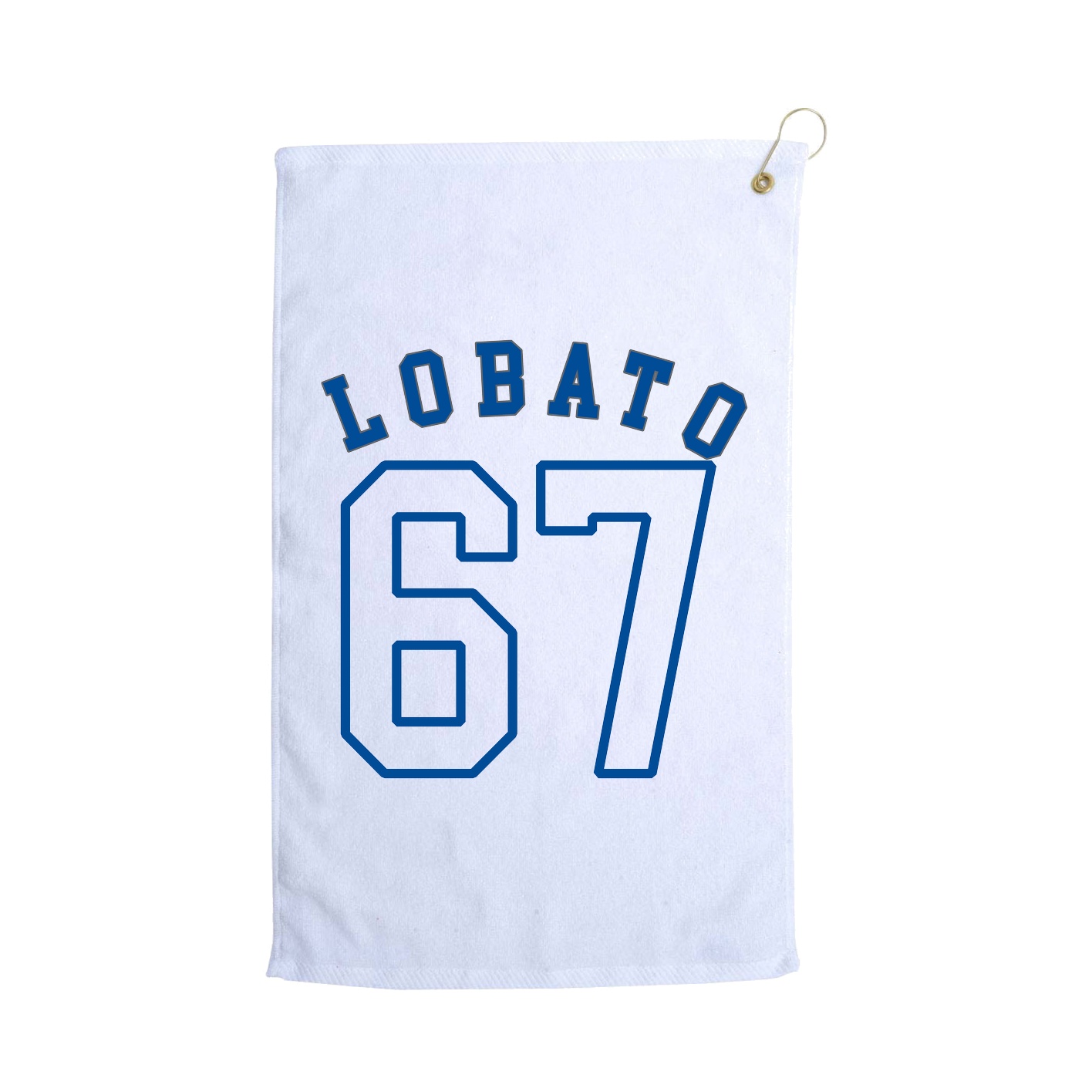 Golf Towel — Shirsey Arch in White