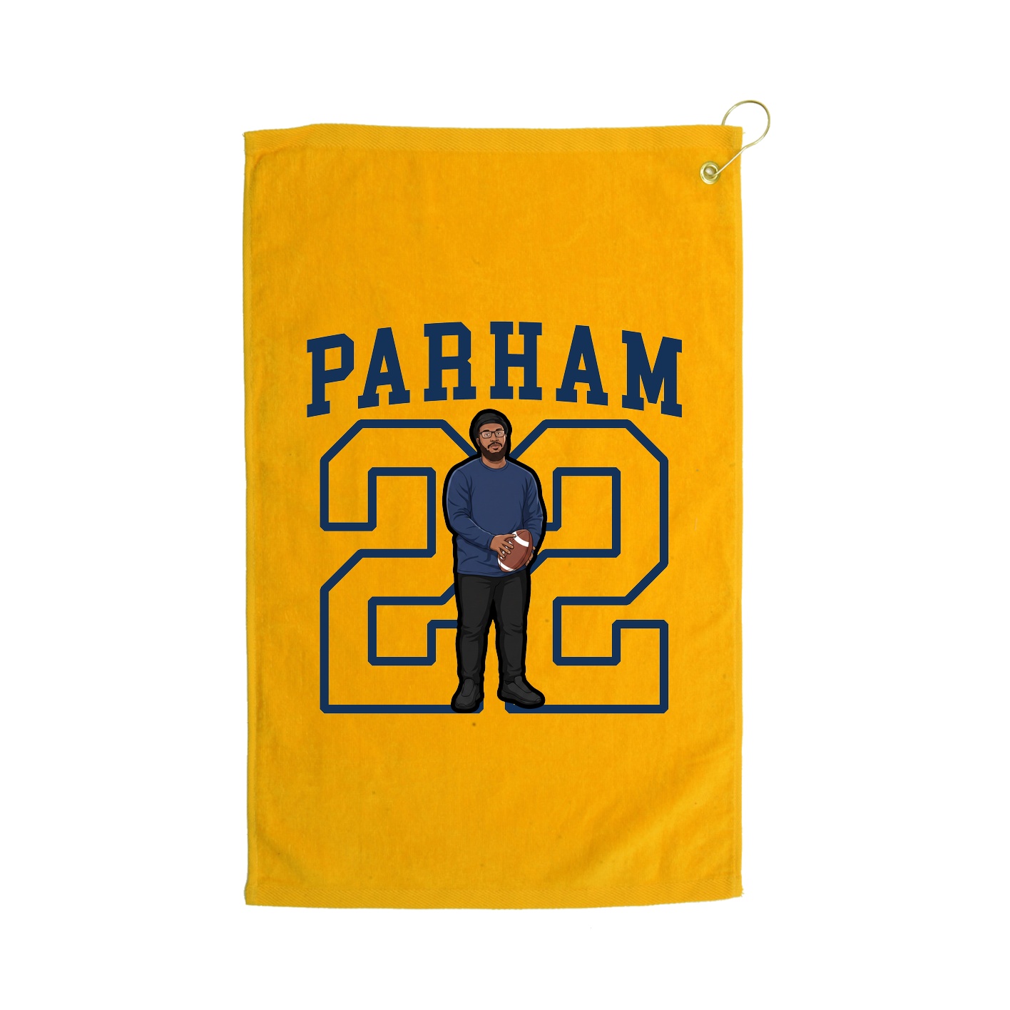 Golf Towel — Shirsey in Gold
