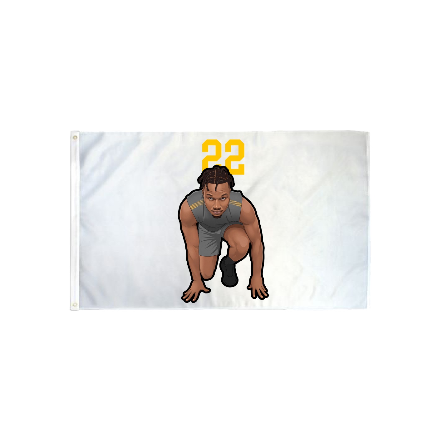 3x5 Flag — Number Top in Classic