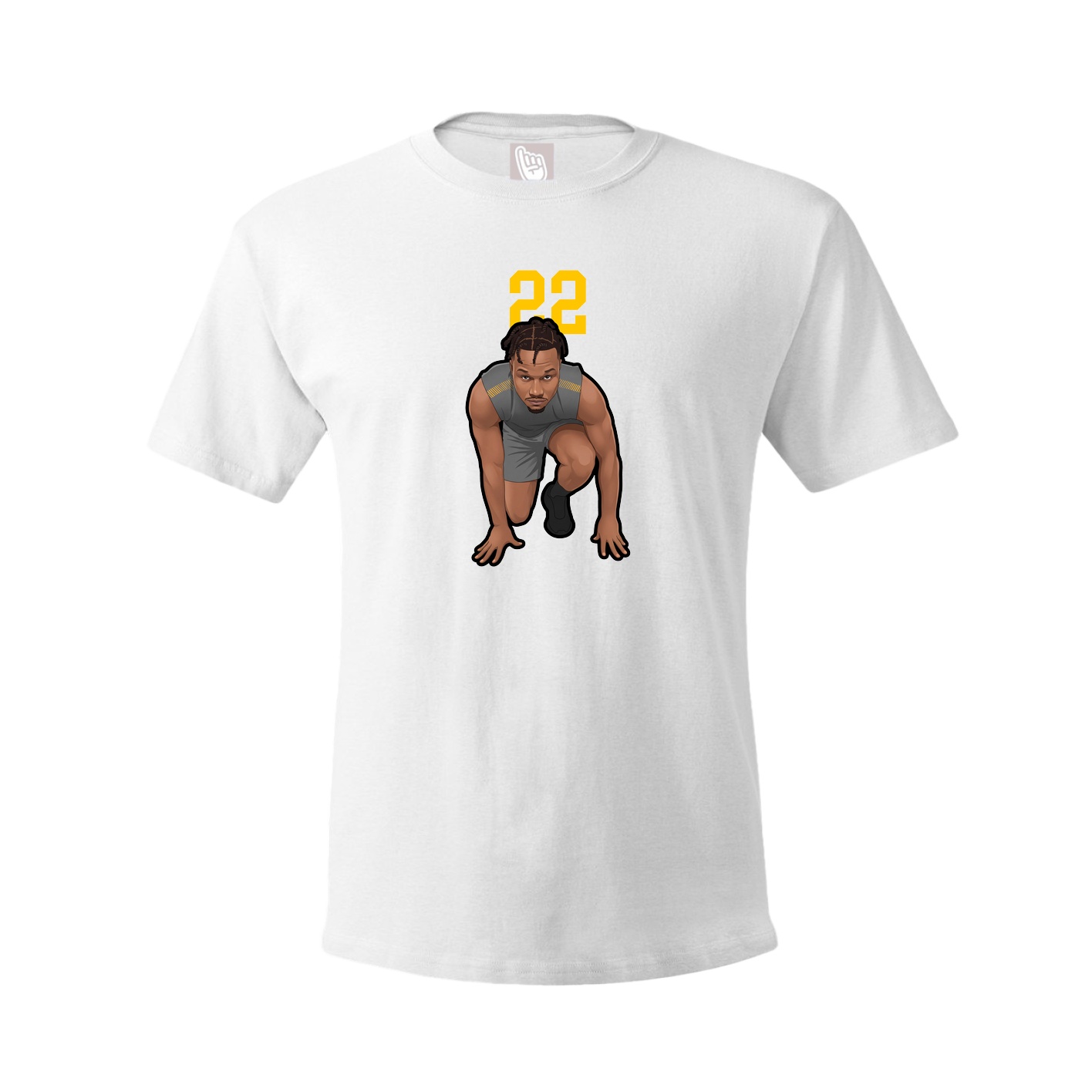 Tee — Number Top in White