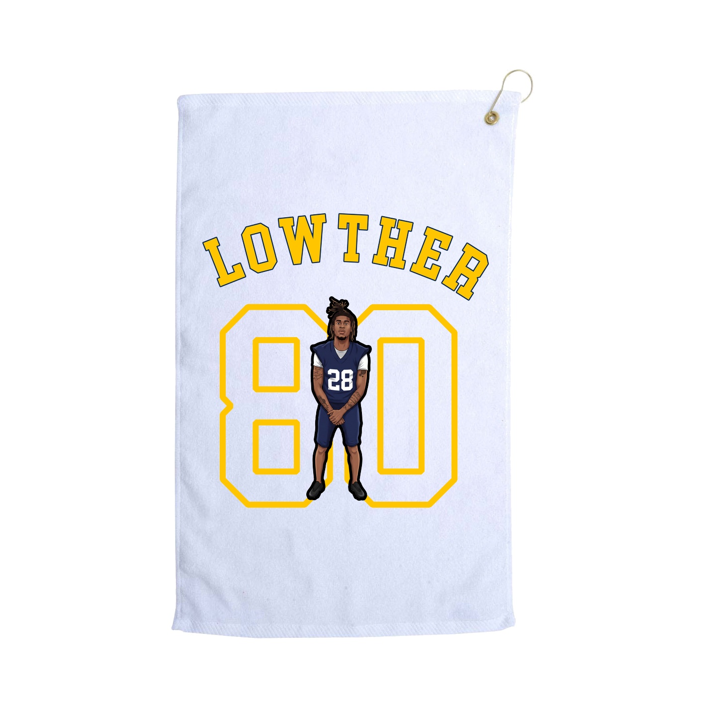 Golf Towel — Shirsey Arch in White