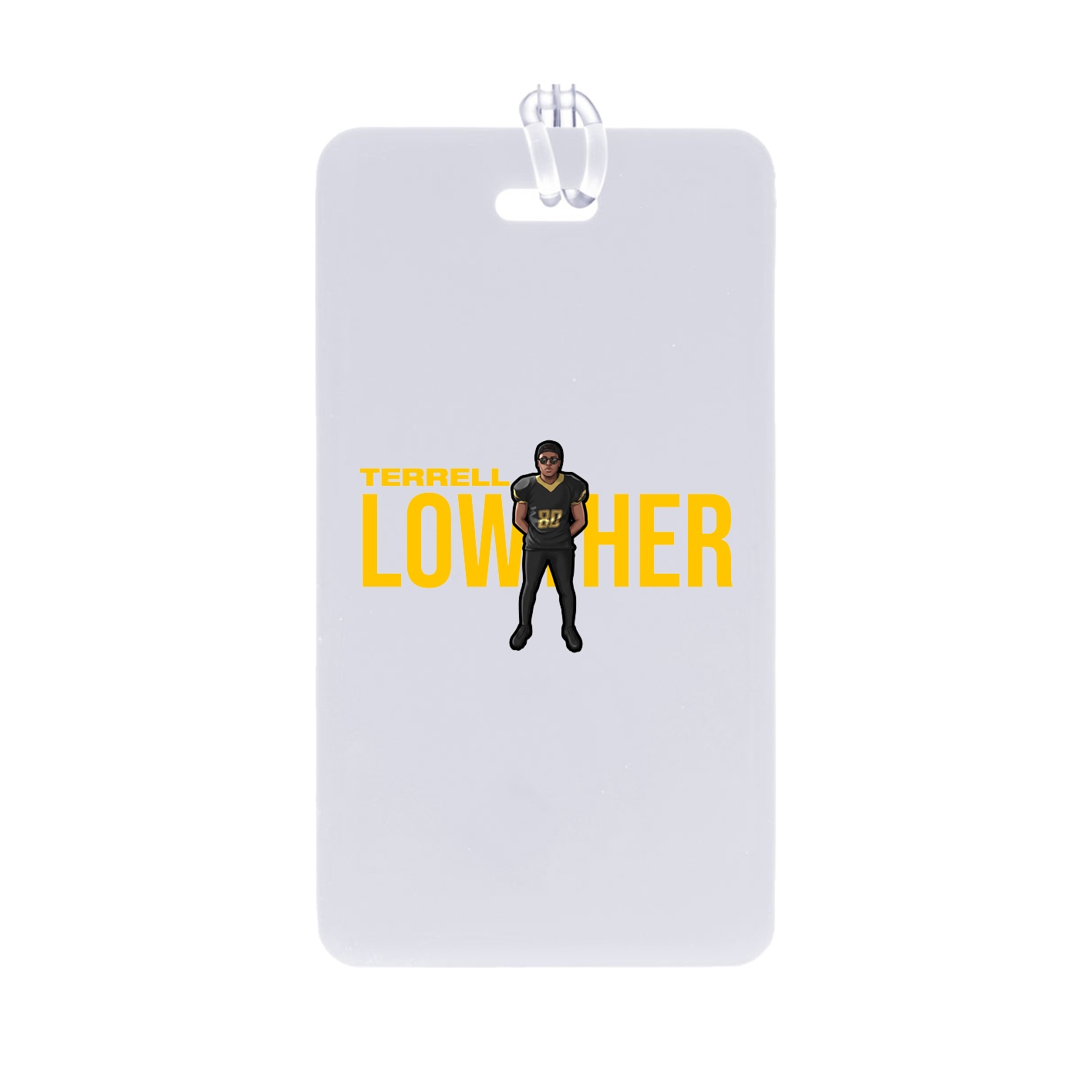 Bag Tag — Player Name in Classic