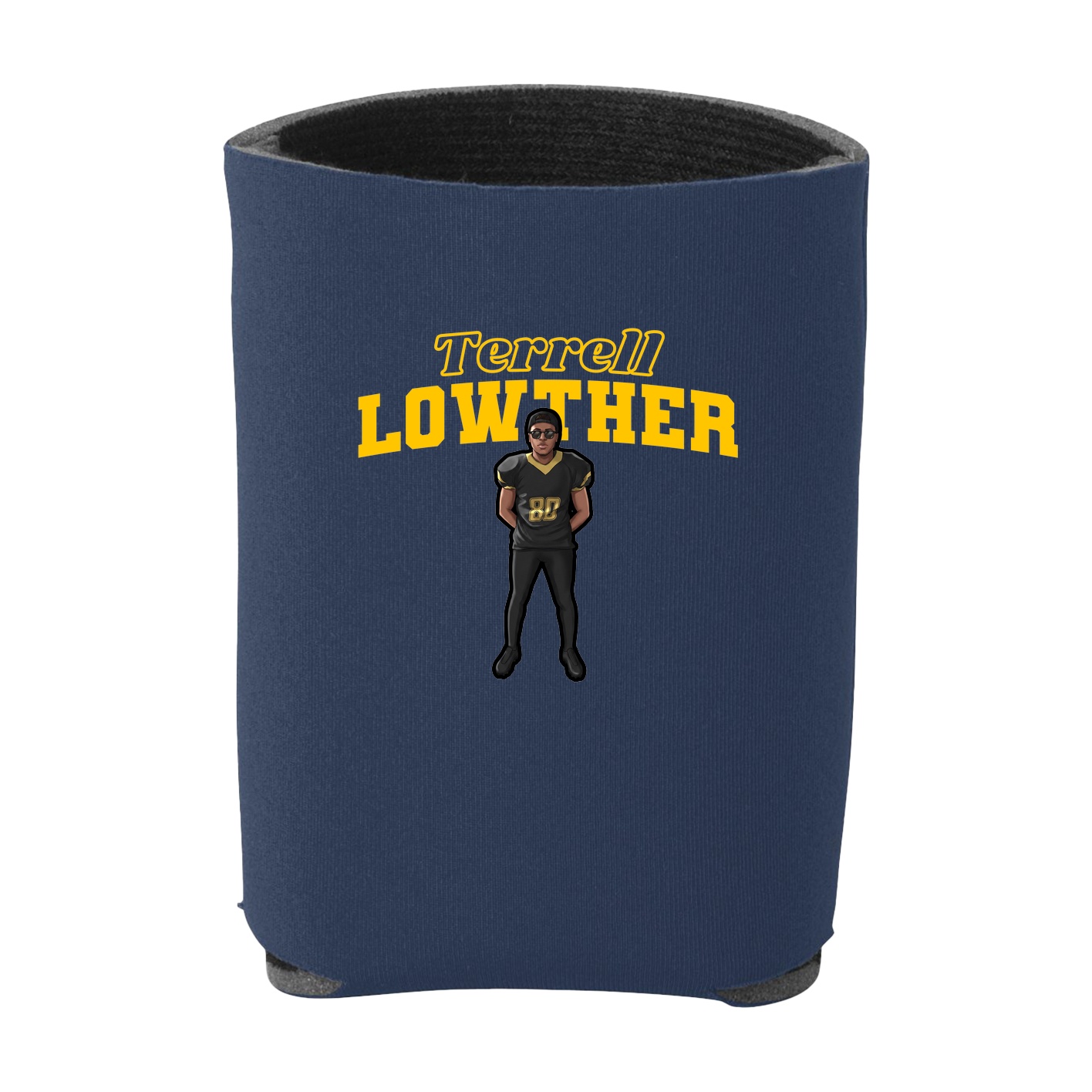 Can Holder — Name Arch in Navy
