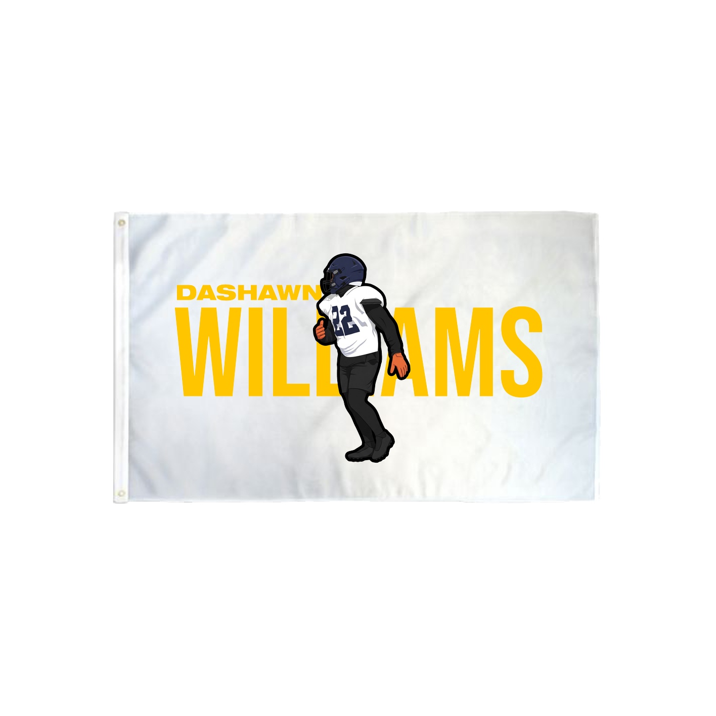 3x5 Flag — Player Name in Classic