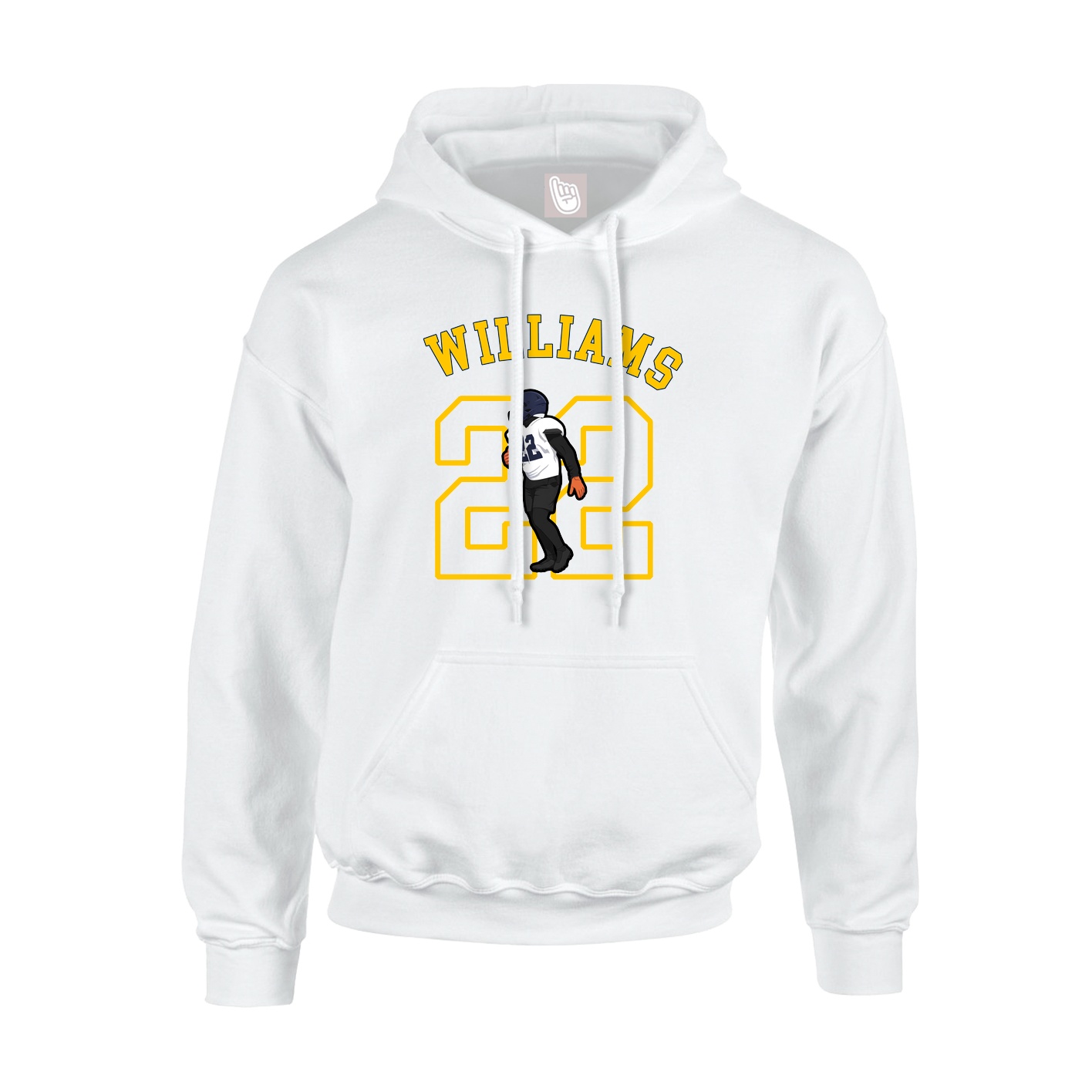 Youth Hoodie — Shirsey Arch in White