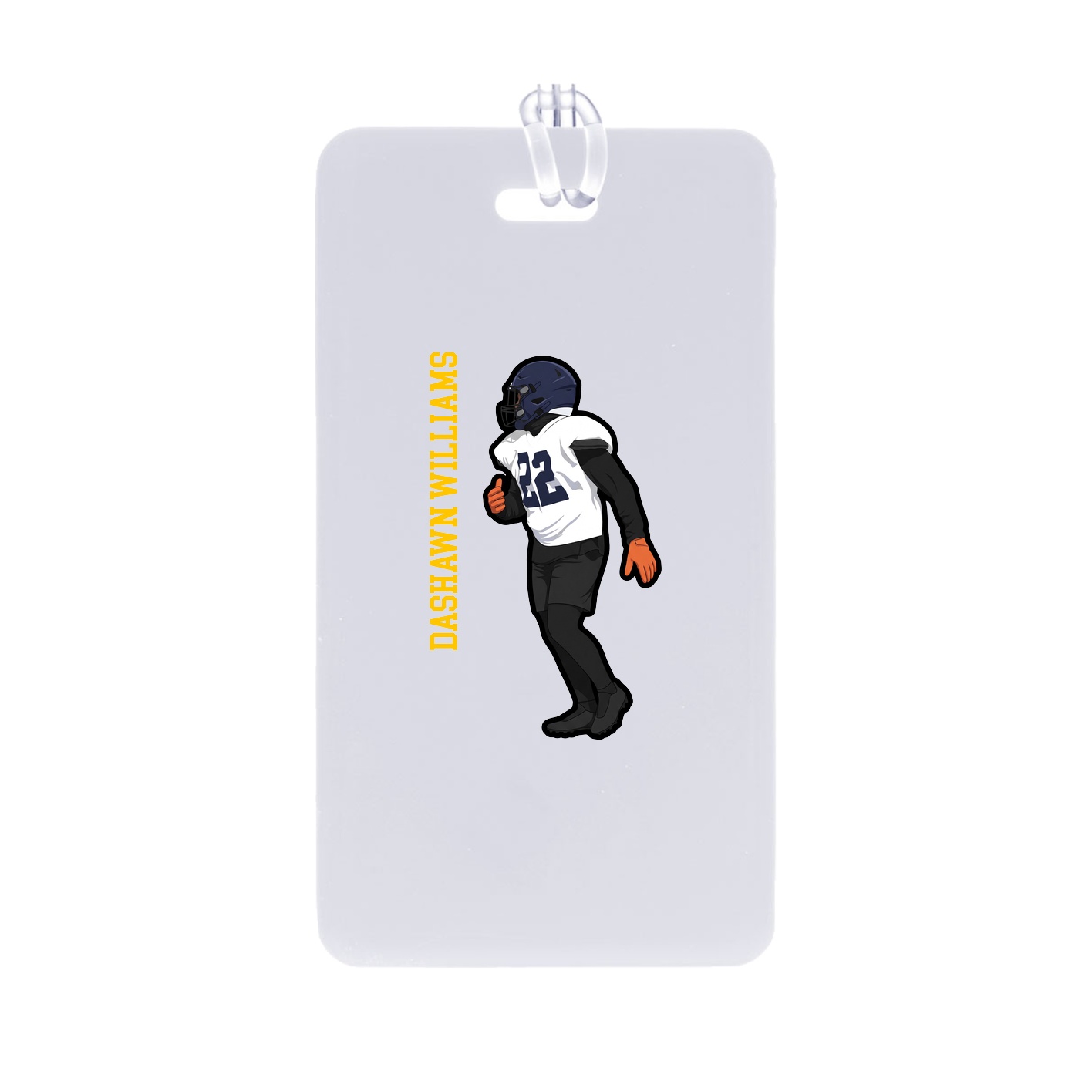 Bag Tag — Name Vertical in Classic