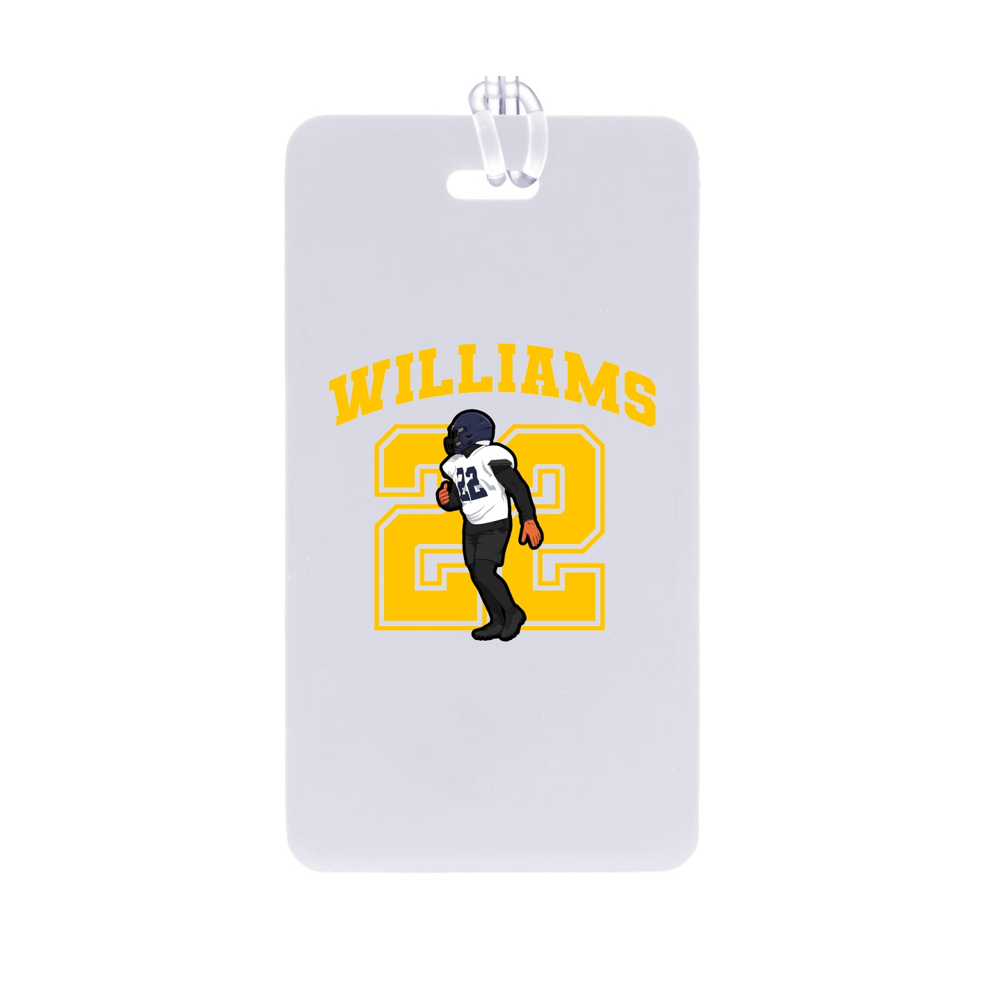 Bag Tag — Number in Classic