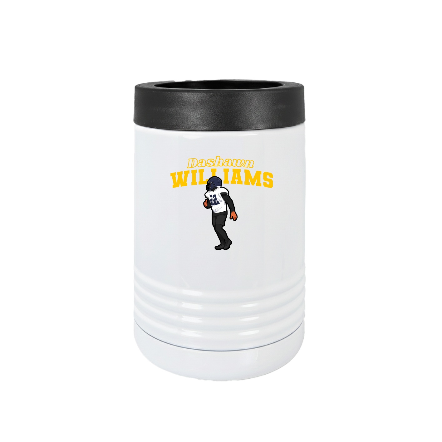 Beverage Holder — Name Arch in White