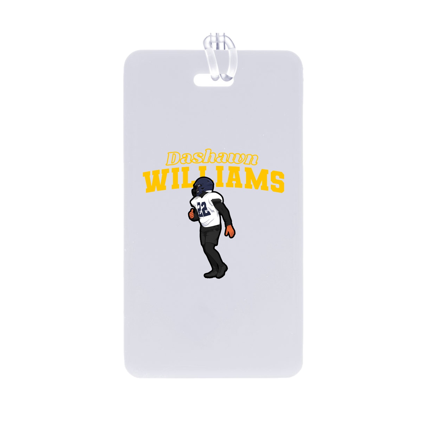 Bag Tag — Name Arch in Classic