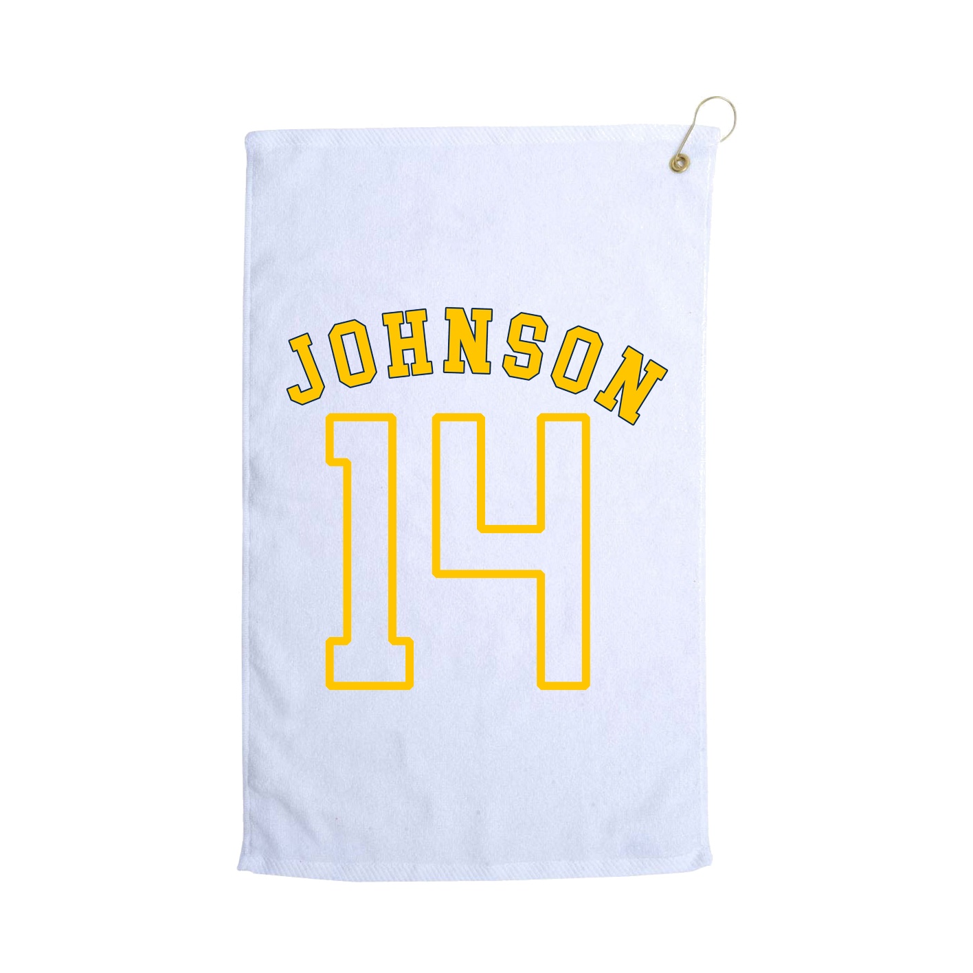 Golf Towel — Shirsey Arch in White