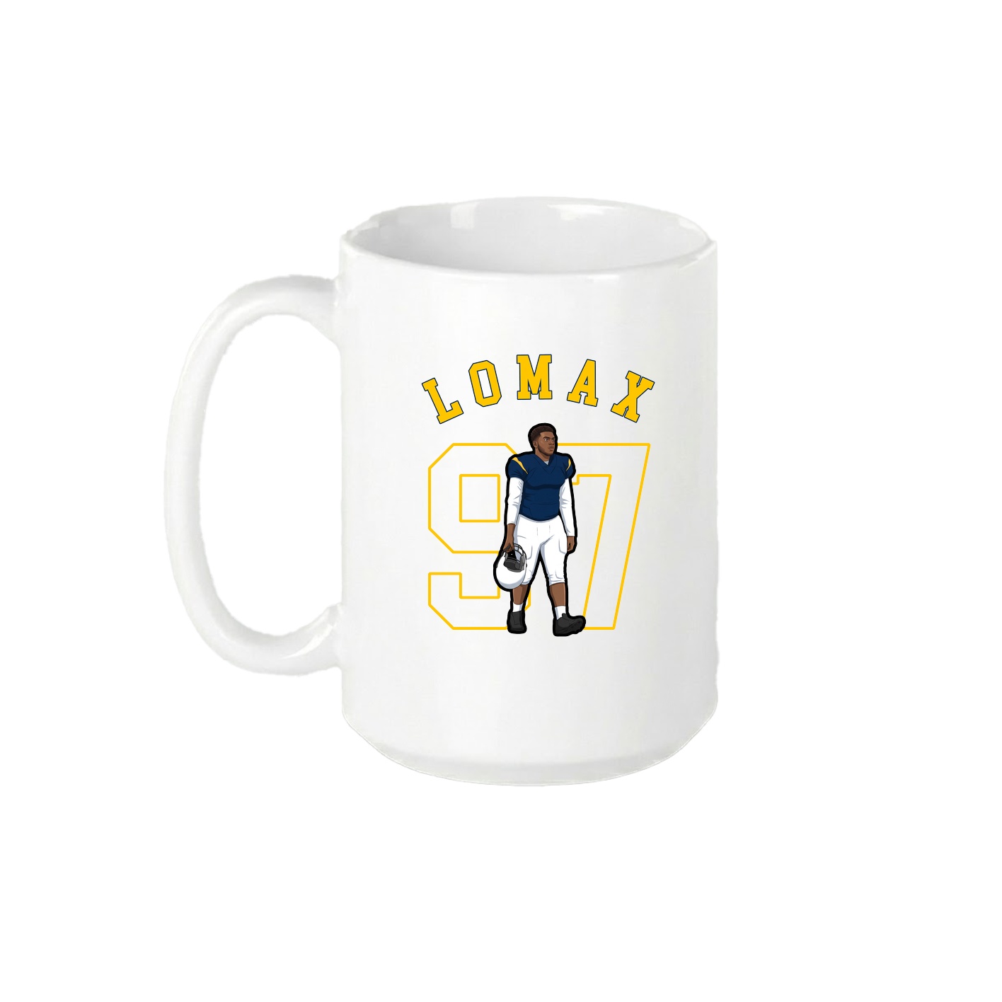 15oz Coffee Mug — Shirsey Arch in White