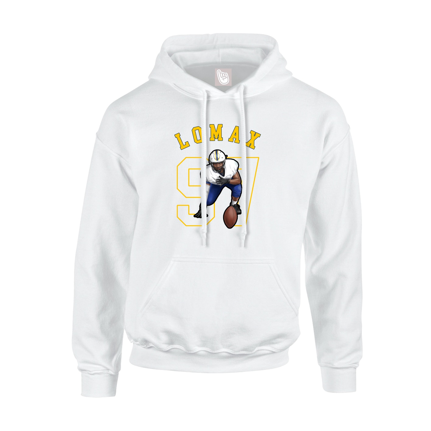 Hoodie — Shirsey Arch in White