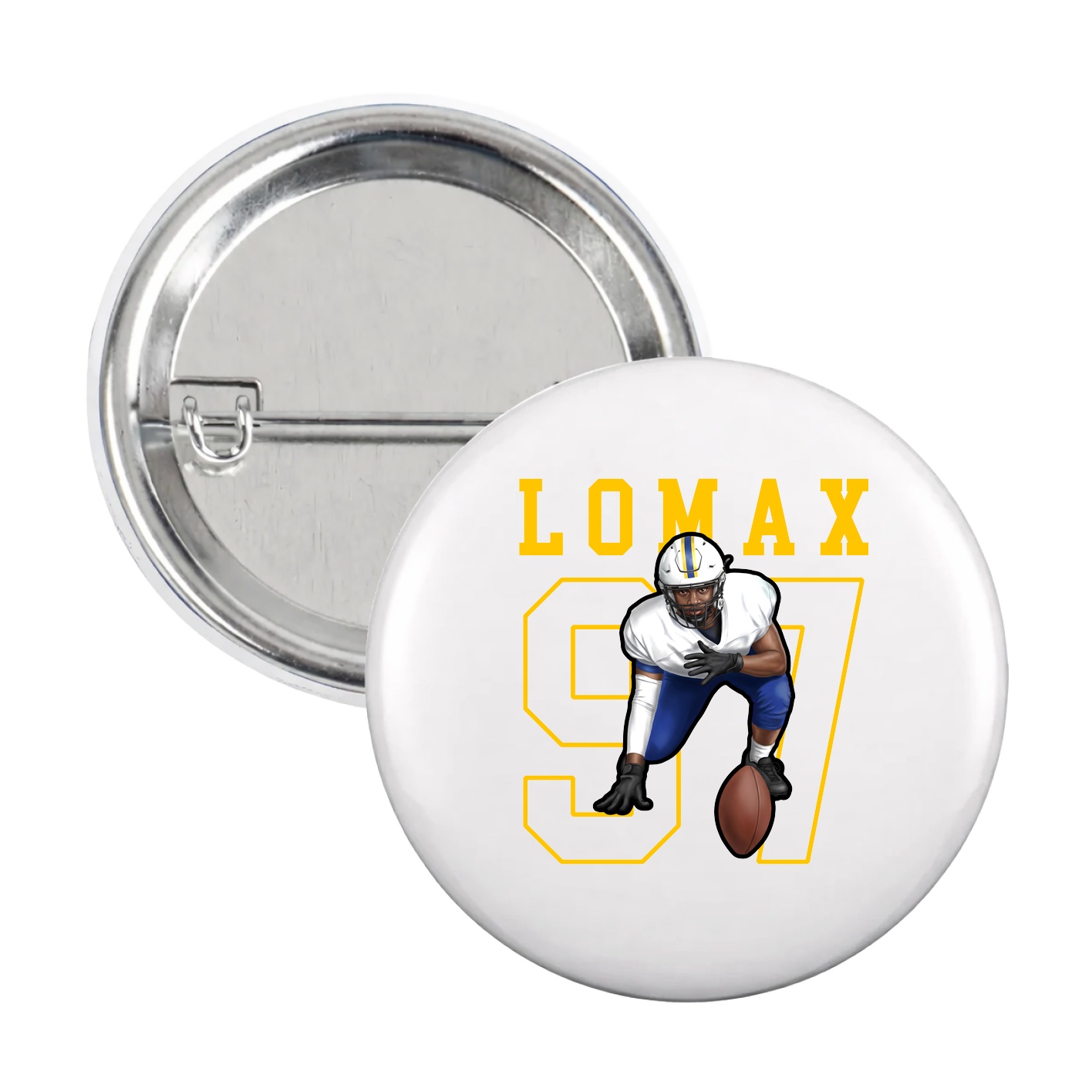 Game Day Button — Shirsey in White