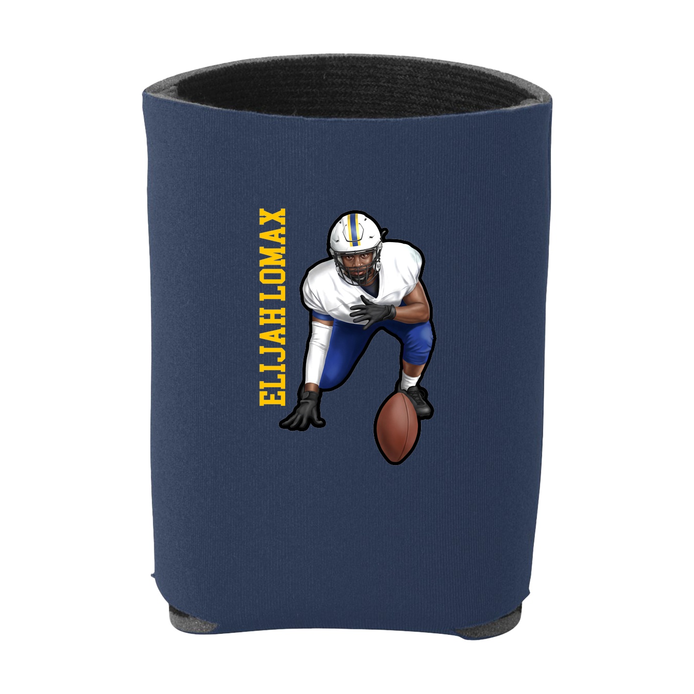 Can Holder — Name Vertical in Navy