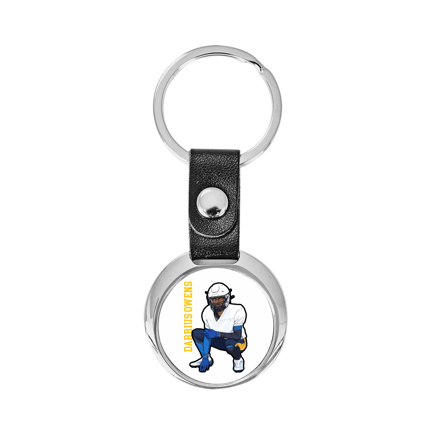 Key Chain — Name Vertical in Classic