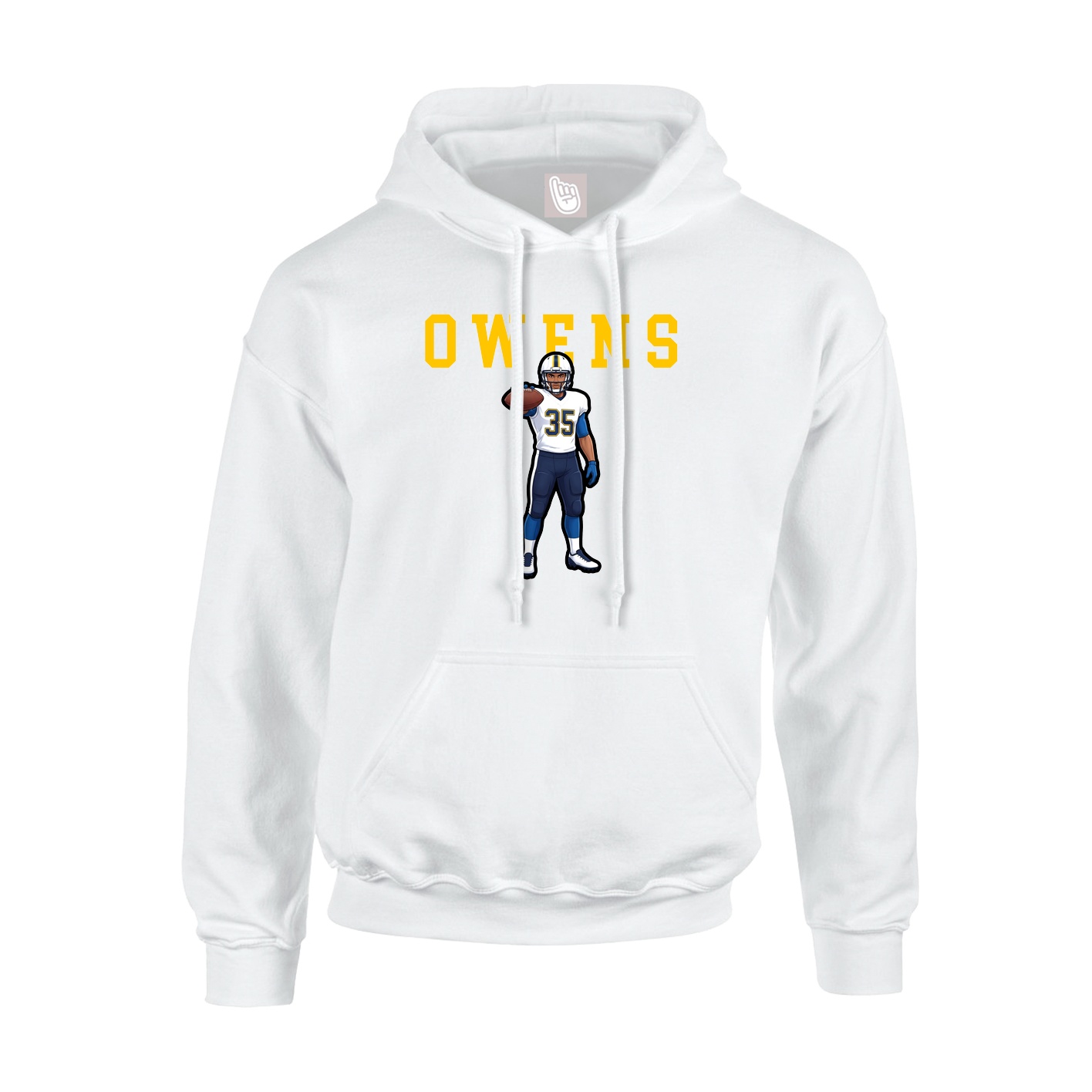 Hoodie — Shirsey in White