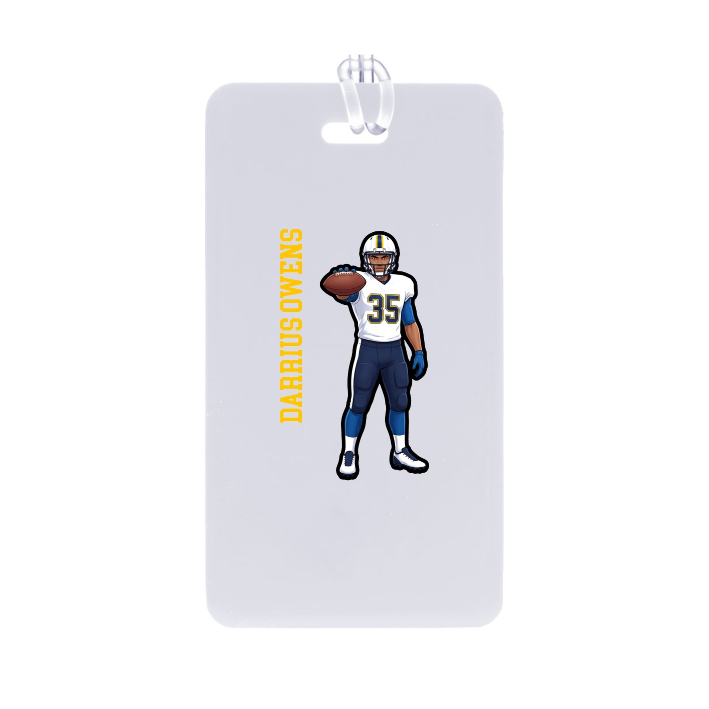 Bag Tag — Name Vertical in Classic